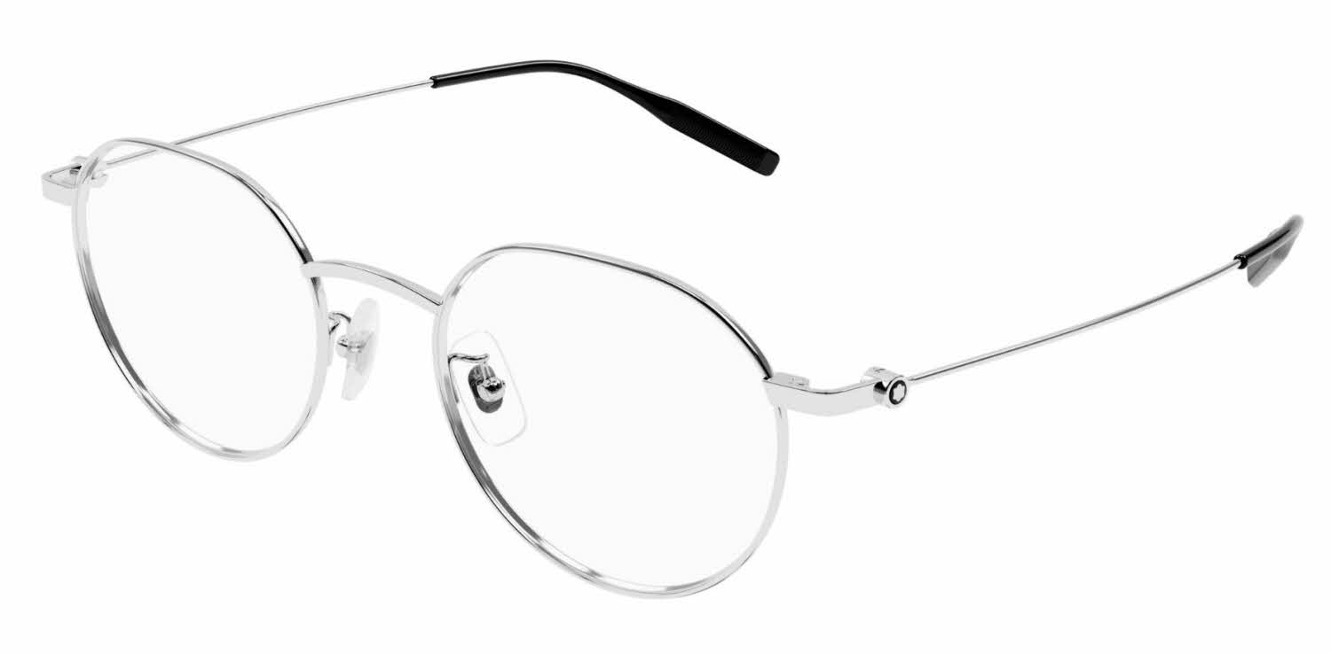 Mont Blanc MB0317OA Men's Eyeglasses In Silver