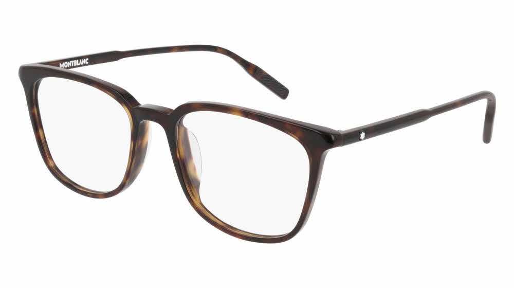 Mont Blanc MB0089OK Men's Eyeglasses In Tortoise