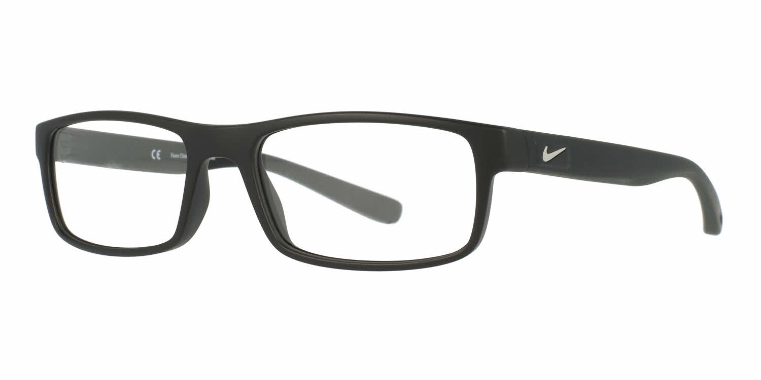 Nike 5544 033 Eyeglasses Youth Kids Matte Anthracite/Atomic Green Full Rim  50mm