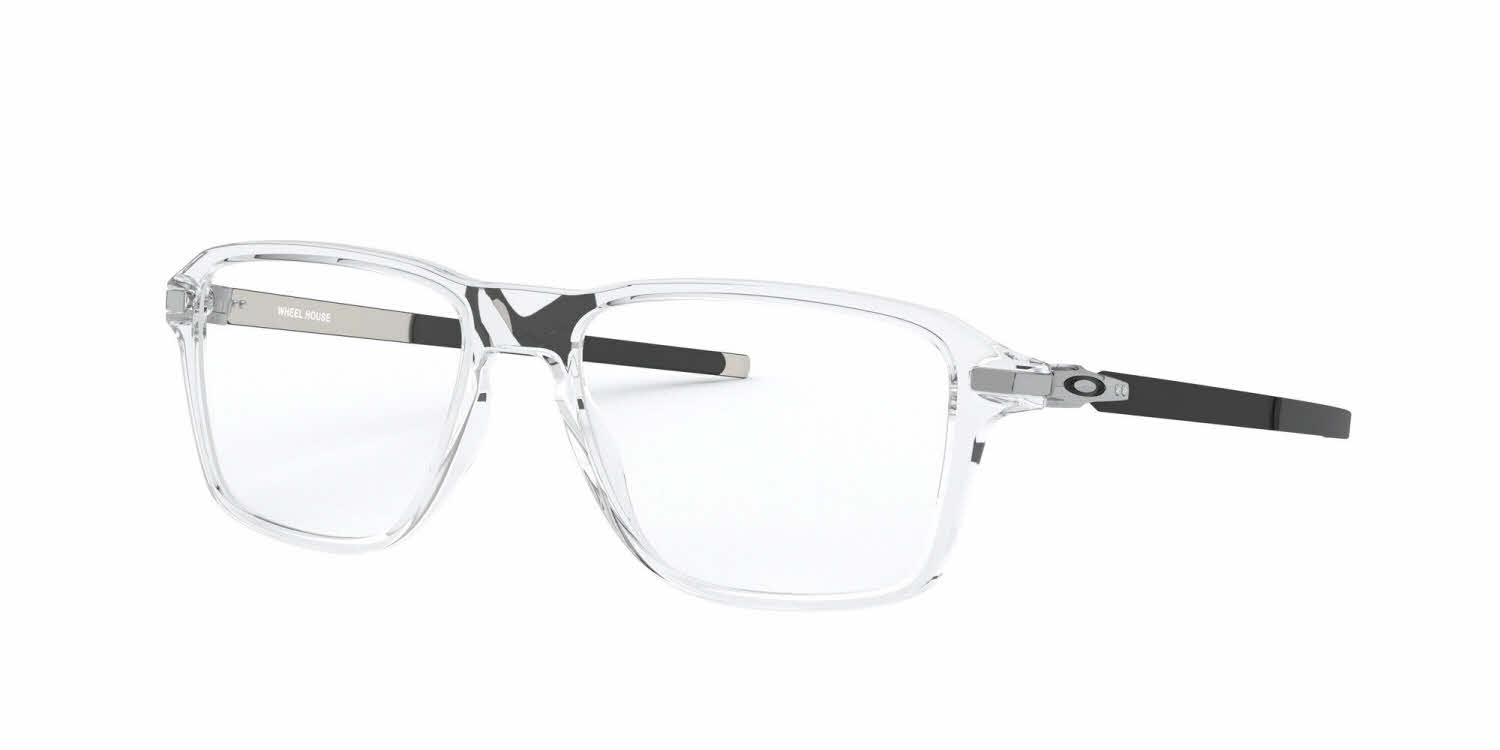 clear frame glasses oakley