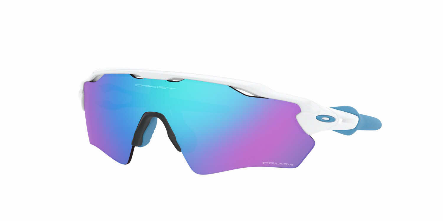 Kids' Oakley Radar EV XS Path Prizm Sunglasses, White