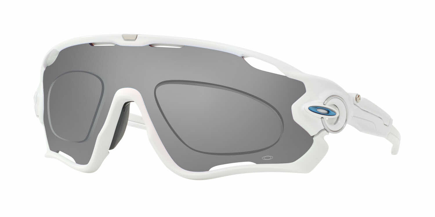 Oakley Jawbreaker Polished White Sunglasses Prizm Snow