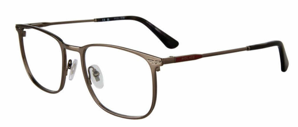 Police VPLG68 Men's Eyeglasses, In Gunmetal