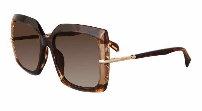 Police SPLG23 Women's Sunglasses In Brown