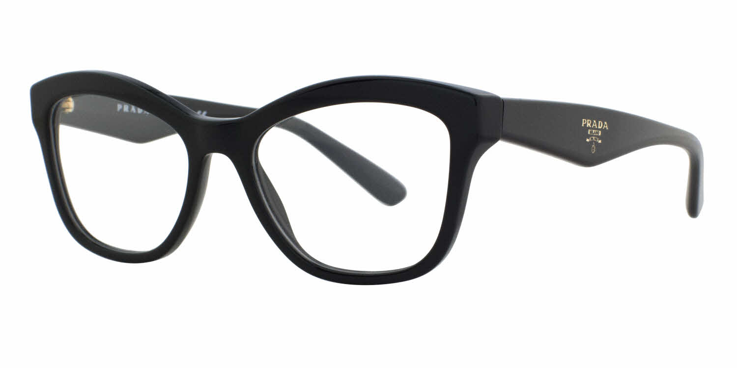 prada black eyeglasses