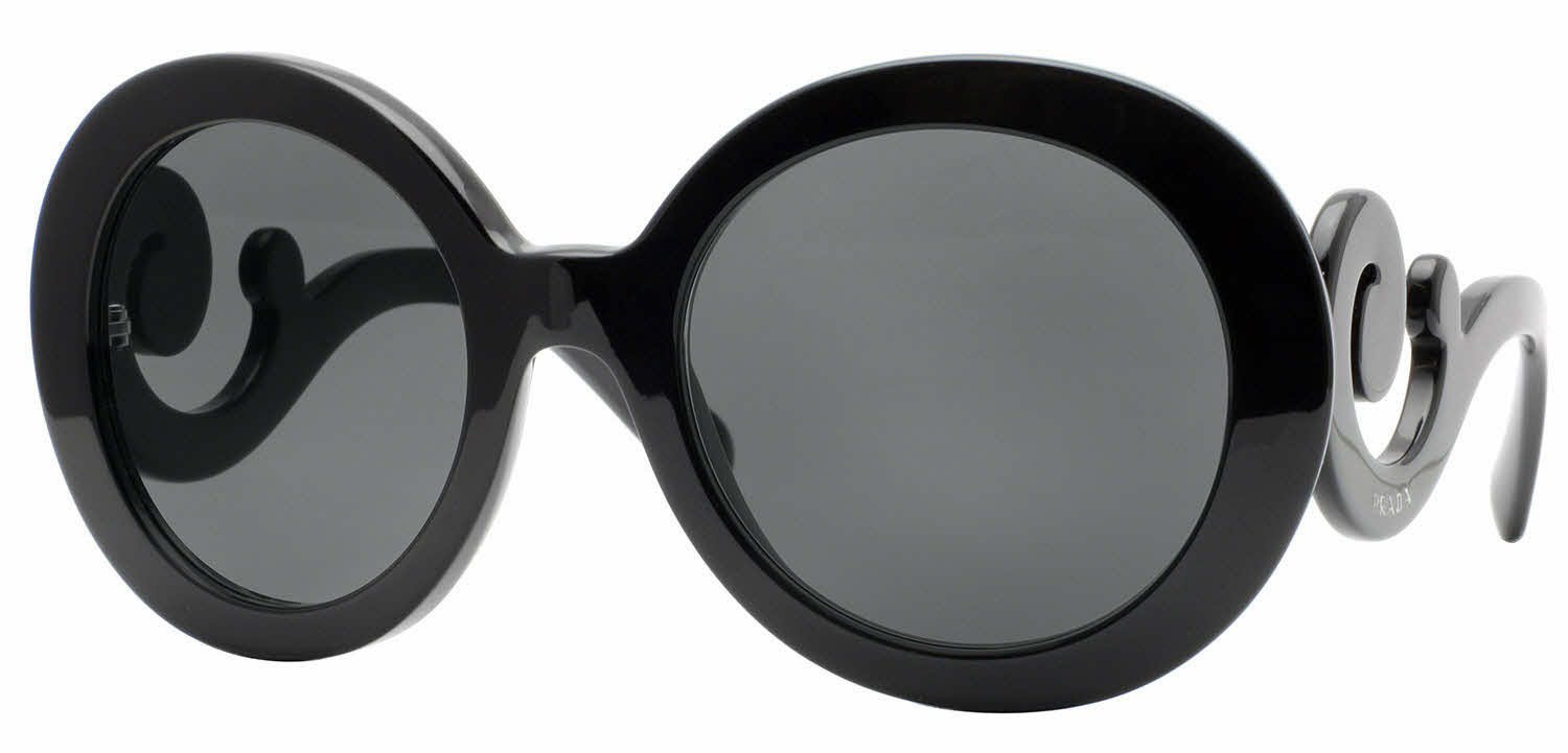 prada round baroque sunglasses