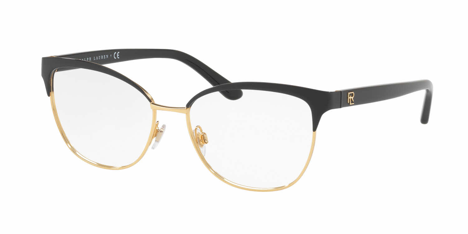 ralph lauren gold frame glasses