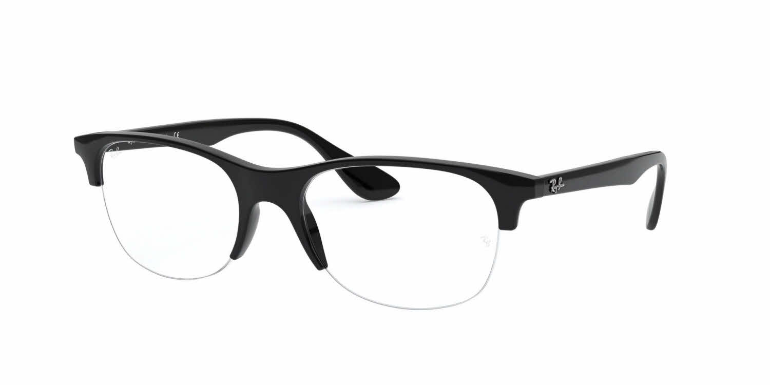 ray ban half rim frames