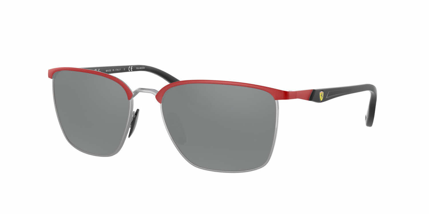 Ray-Ban RB3673M Scuderia Ferrari Collection Prescription Sunglasses In Red