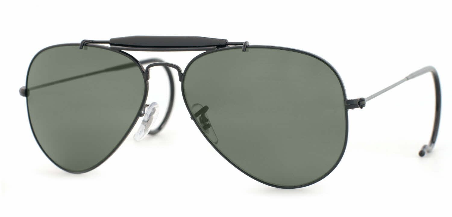 Ray-Ban RB3030 - Outdoorsman Aviator with Cable Temples Prescription Sunglasses