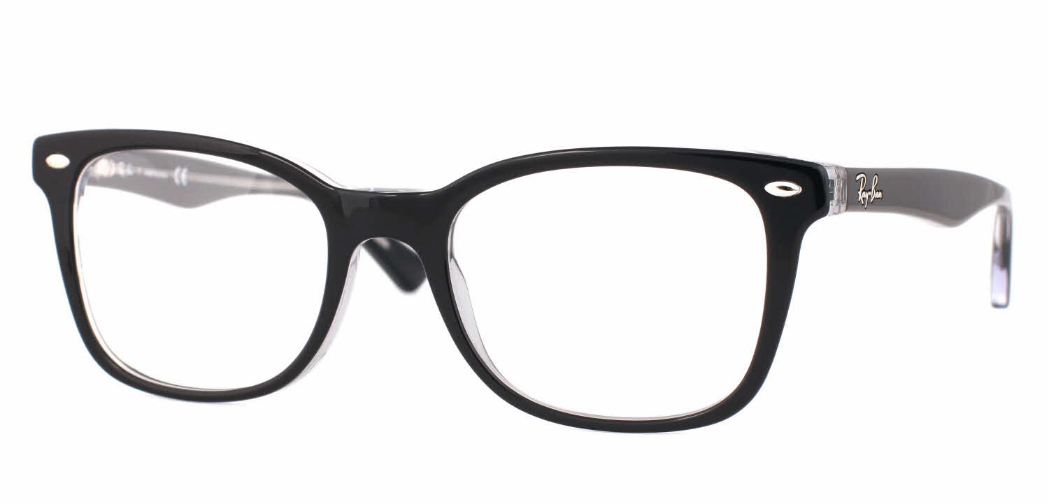 ray ban black square glasses