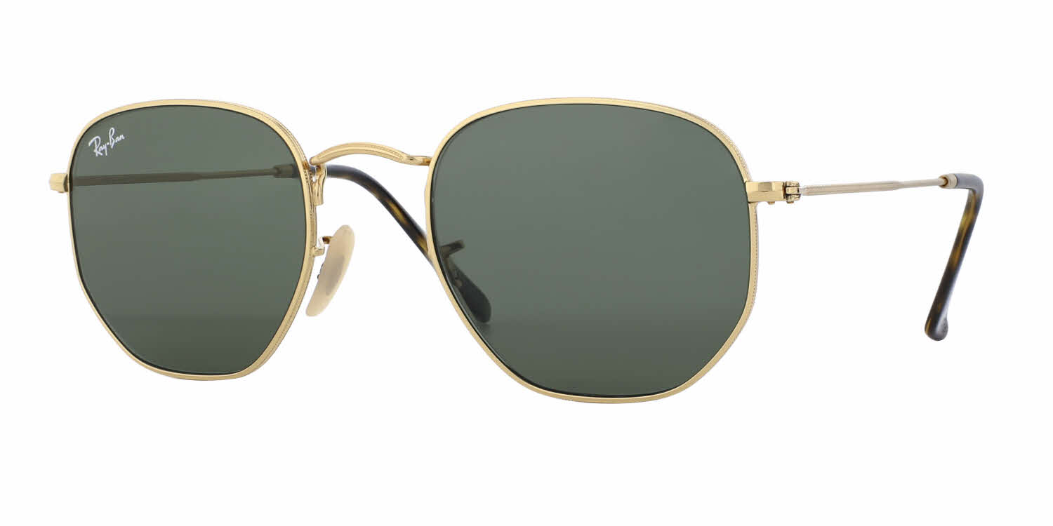 ray ban sunglasses with gold frames