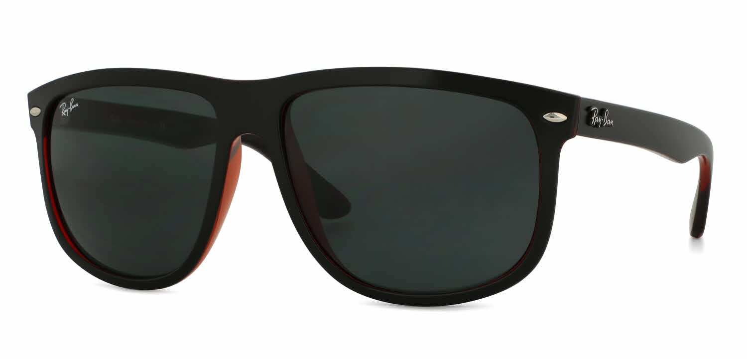 ray ban rb4147 sunglasses black frame deep green polarized lens