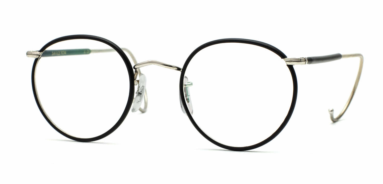 Savile Row 18Kt Beaufort - Half Covered Cable Temples Eyeglasses