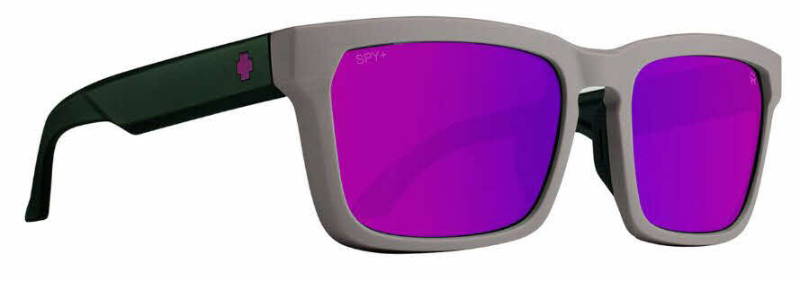 Spy Optic Helm Tech Sunglasses, Matte Black Spectra Mirror / 57