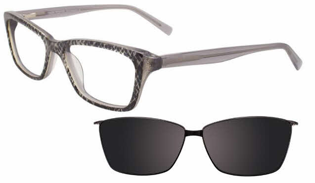 Takumi TK1064 With Magnetic Clip-On Lens Eyeglasses