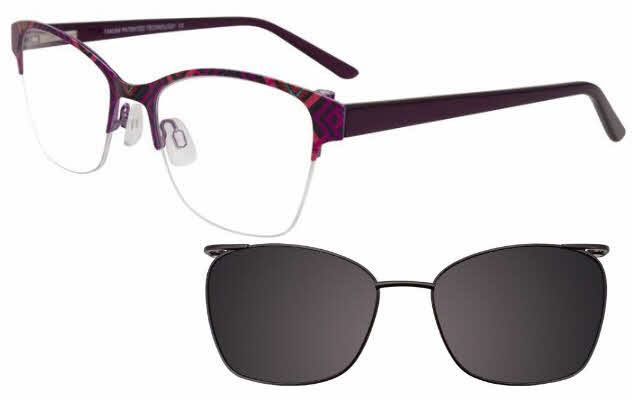 Takumi TK1089 With Magnetic Clip-On Lens Eyeglasses