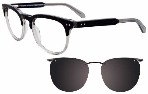 Takumi TK1024-With Magnetic Clip on Lens Eyeglasses