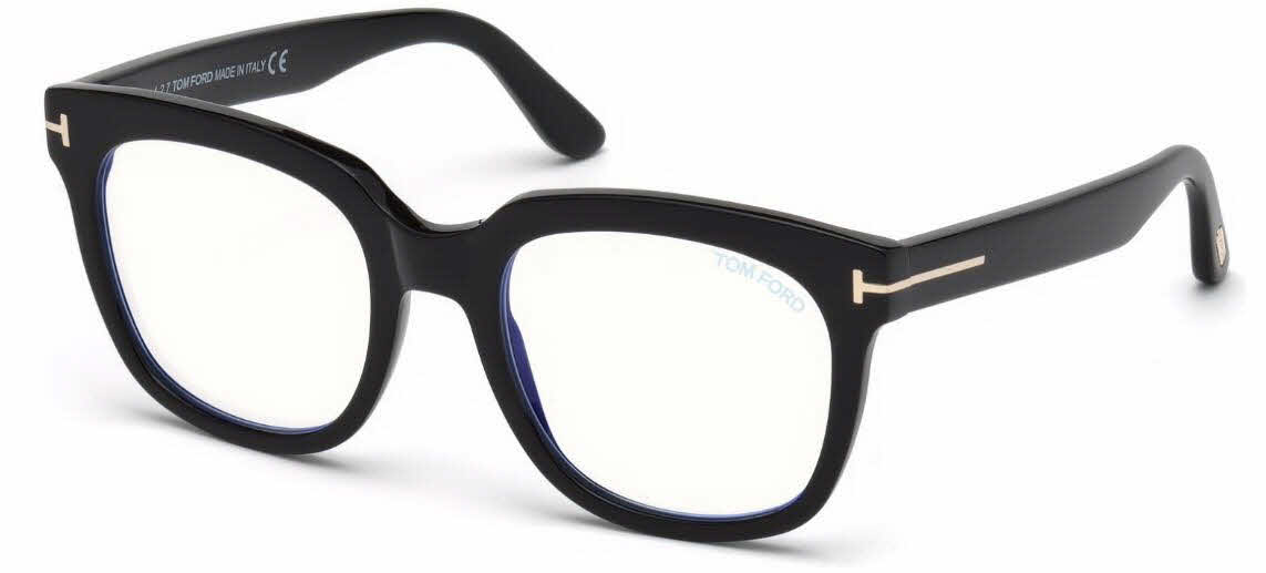 Tom Ford Blue Light Collection Ft5537 B Eyeglasses 0808