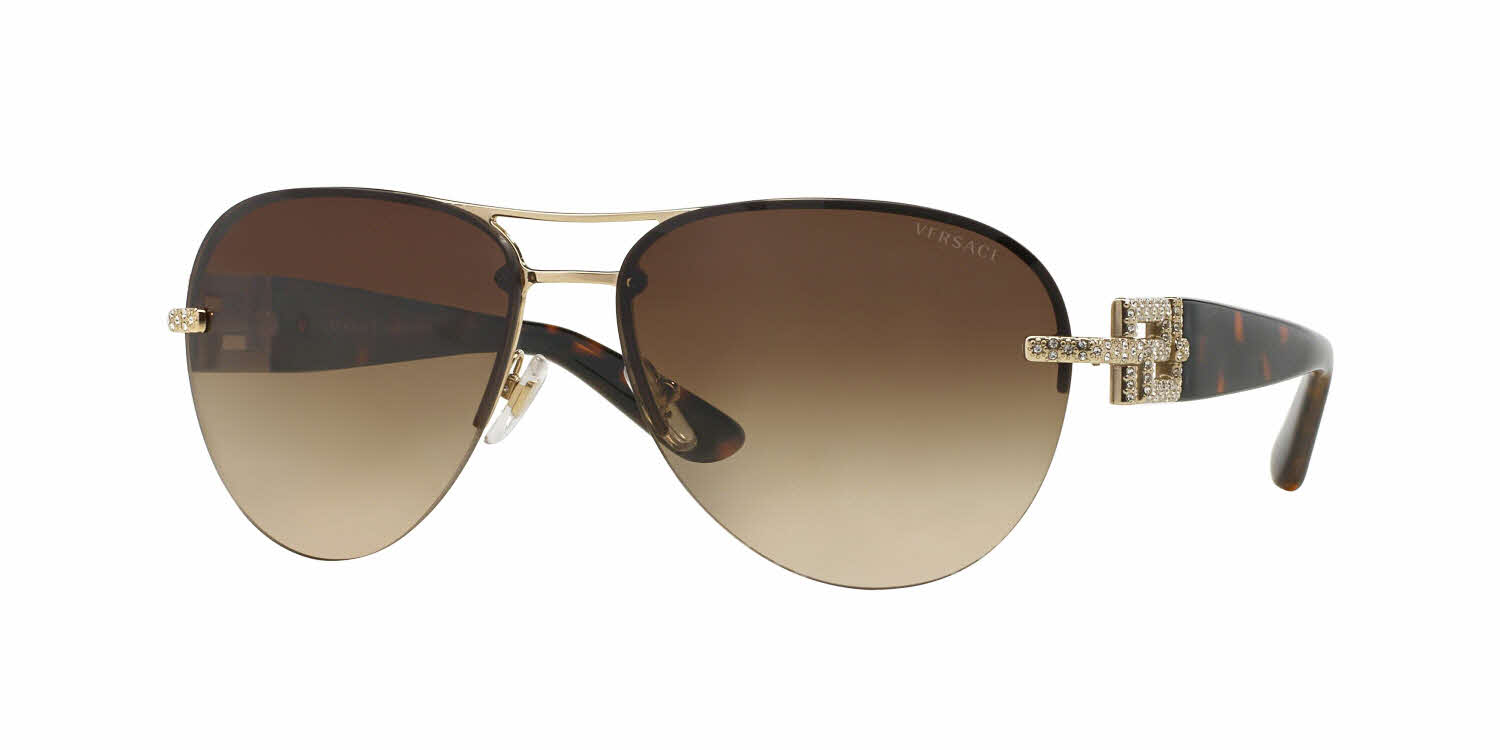 Versace VE2159B Sunglasses | Women's Aviator | Free Shipping