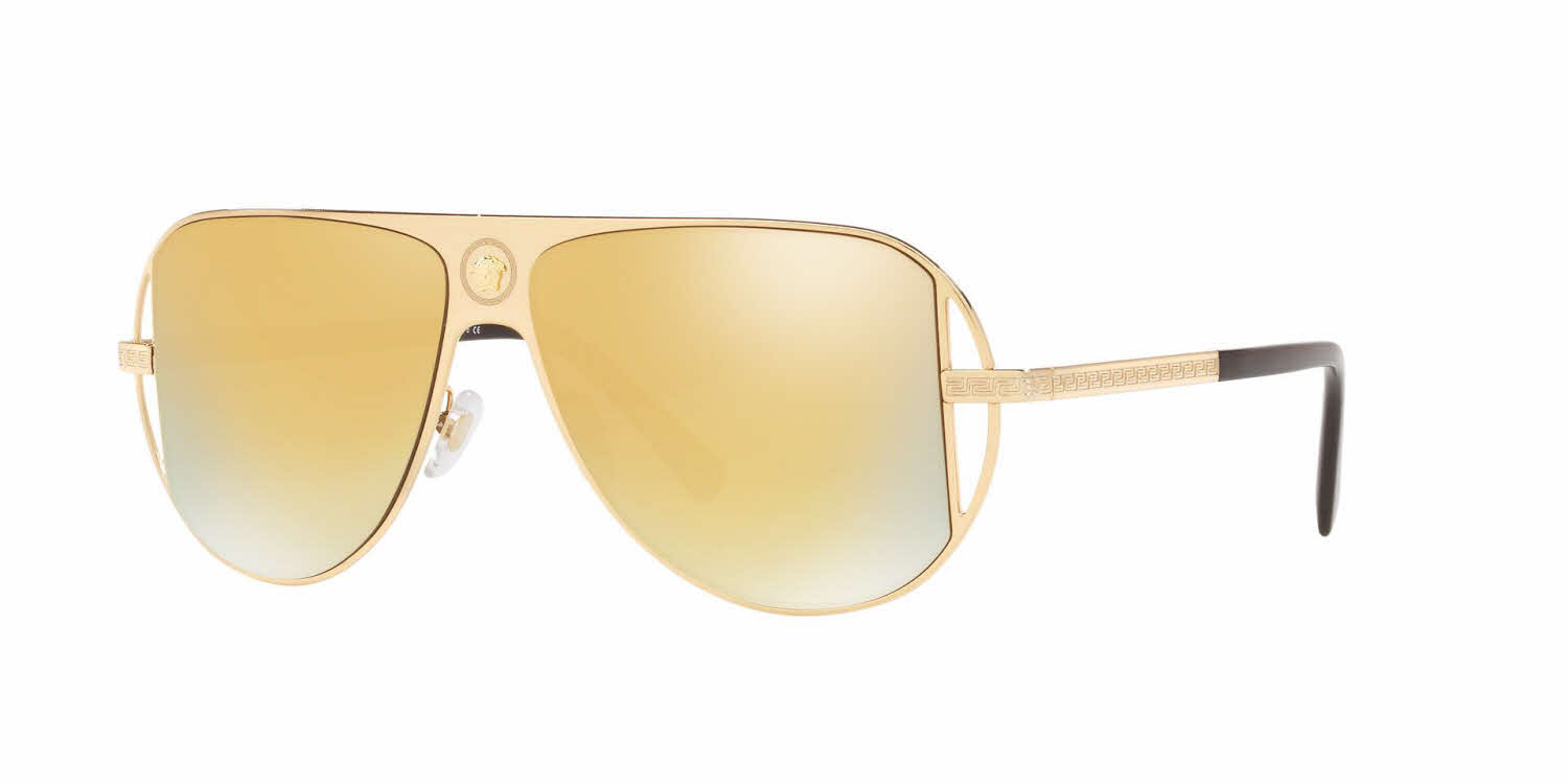 versace men's eyeglasses gold