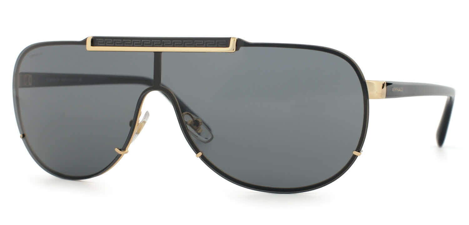 versace men's shield sunglasses