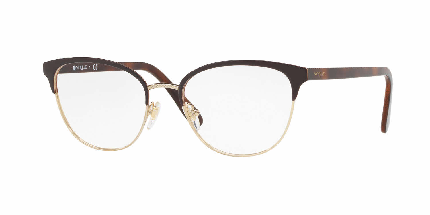 Vogue VO4088 Women's Eyeglasses, In Brown-Pale Gold