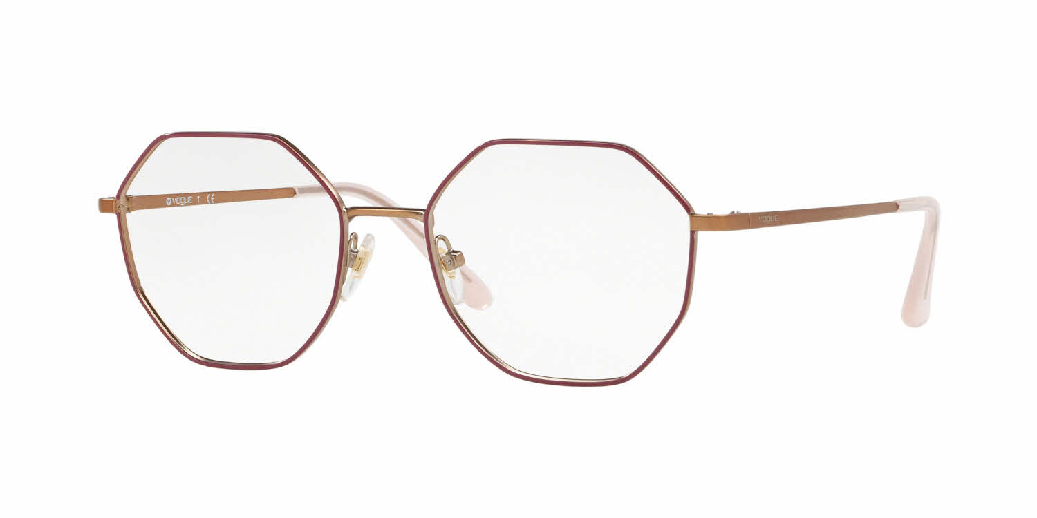 Vogue VO4094 Women's Eyeglasses, In Fuxia-Matte Rose Gold